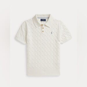 Polo by Ralph Lauren White Crewneck Sweater